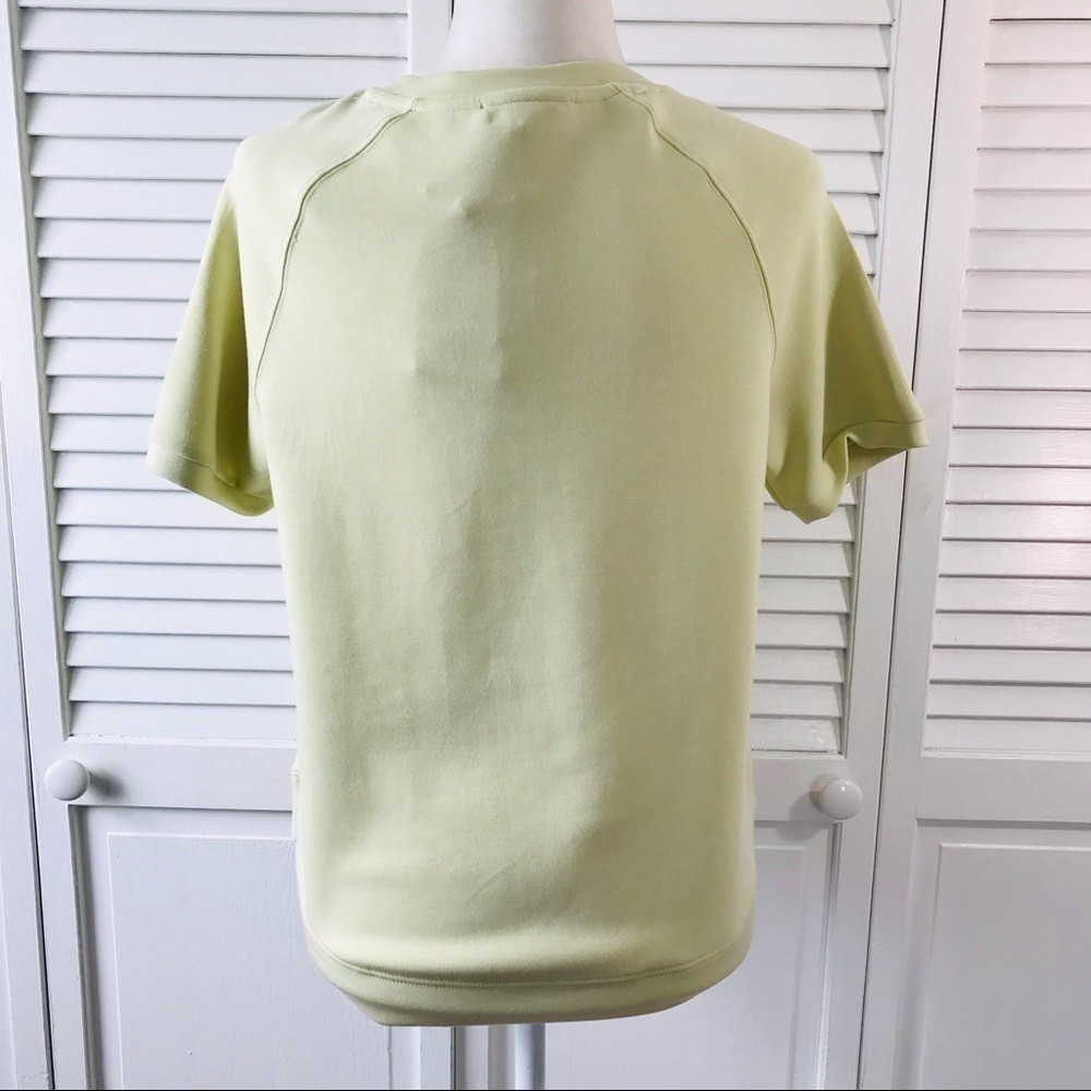 PHILOSOPHY Light Green Short Sleeve Sweater Size Small - Picture 6 of 10